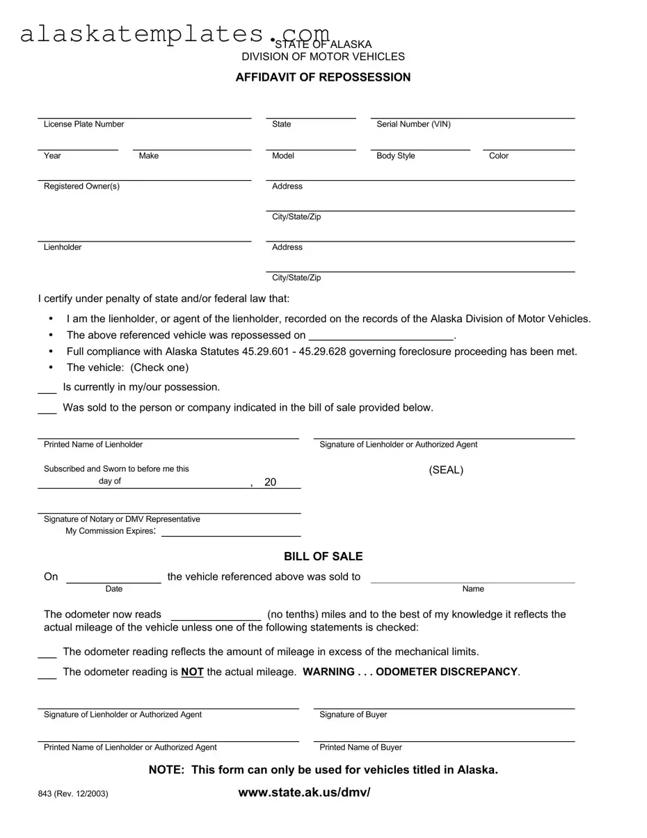 Fill in Your Alaska 843 Form