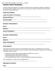 Free Alaska Deed Form